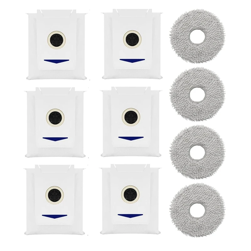 Replacement Accessories For Ecovacs Deebot T30 MAX/T30 Pro Omni Robot Mop Rag Cloth Dust Bag