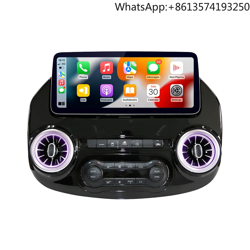 

Resolution 12.3 Inch Android Car GPS Navigation Player with Carplay AUTO WIFI for Mercedes Vito W447 W639 2016-2020