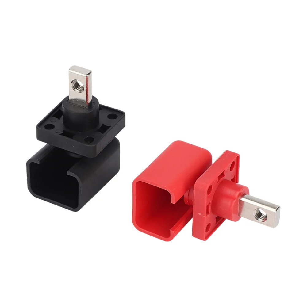 50A แบตเตอรี่ลิเธียม Terminal Blocks ทนไฟ Terminal Energy Storage Connector ติดตั้งง่ายบล็อกทนไฟ PA66 วัสดุ