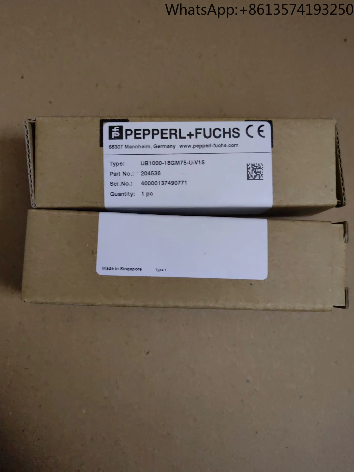 

Pepperl + Fuchs UB1000-18GM75-U-V15in stock