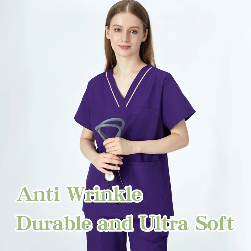 Ropa médica exclusiva para mujer, uniforme médico transpirable, odontología, pediátrico, cirujano sanitario, 201