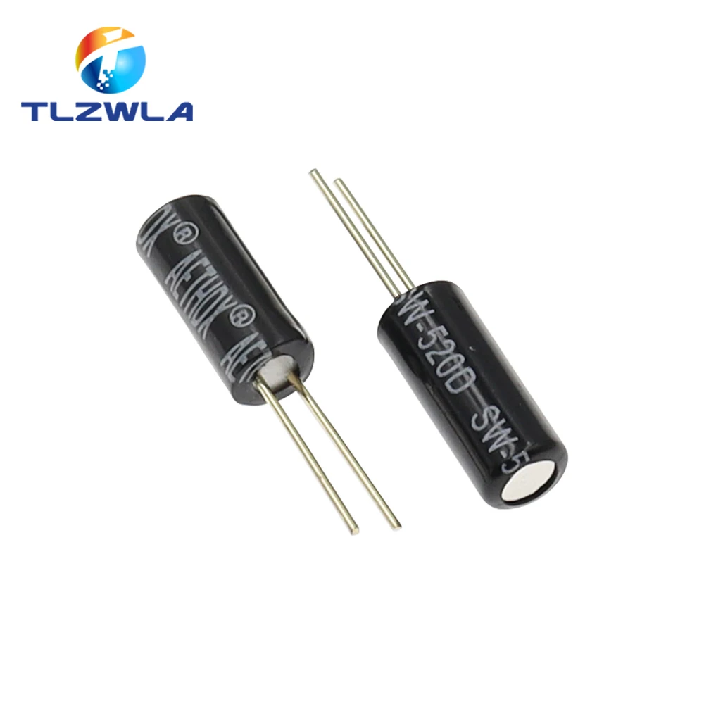 10PCS SW-520D SW520D Vibration Sensor Metal Ball Tilt Shaking Switch