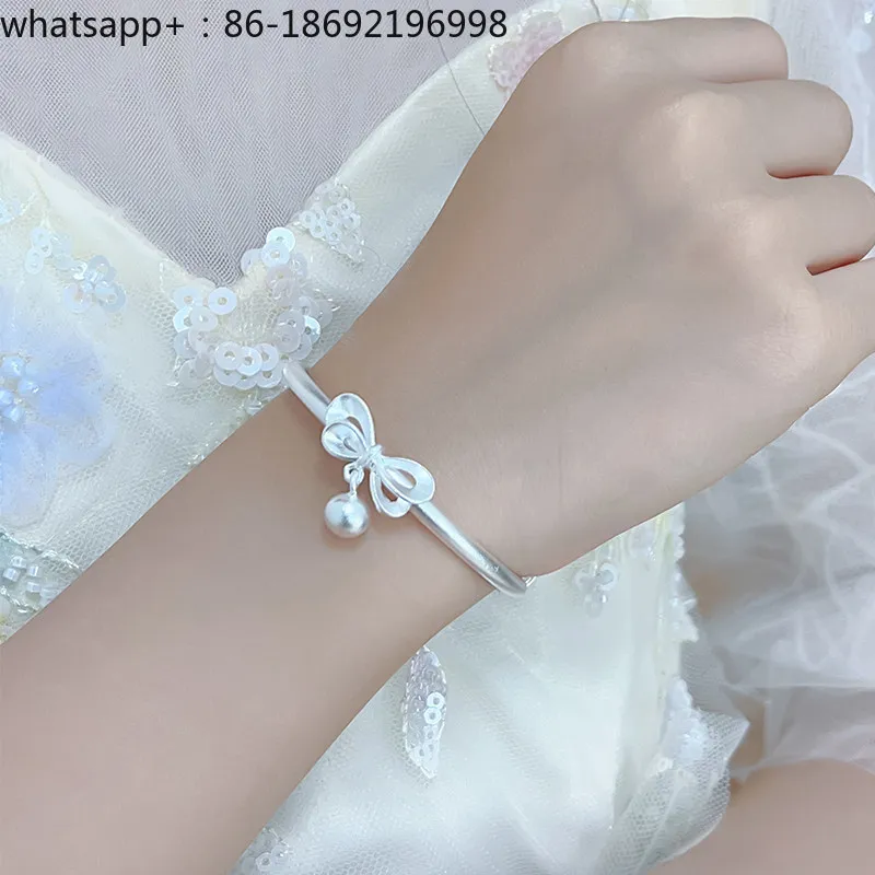 Princess on The Run Girl 999 Sterling Silver Bracelet Children Children Older Children Student Silver Bracelet