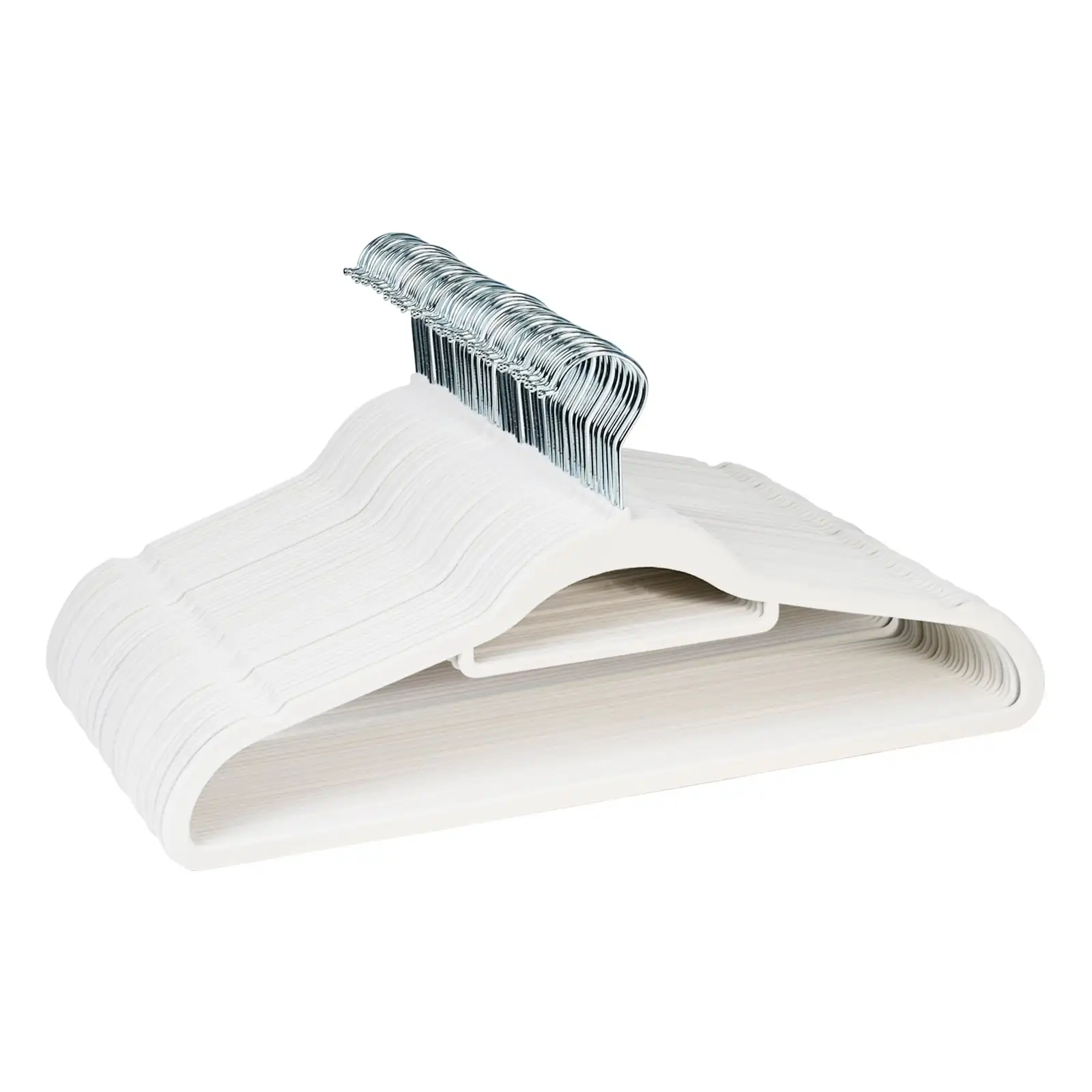 

Бархатные вешалки премиум-класса, 50 упаковок бежевых вешалок для одежды, нескользящие и прочные вешалки для одежды, прочные вешалки