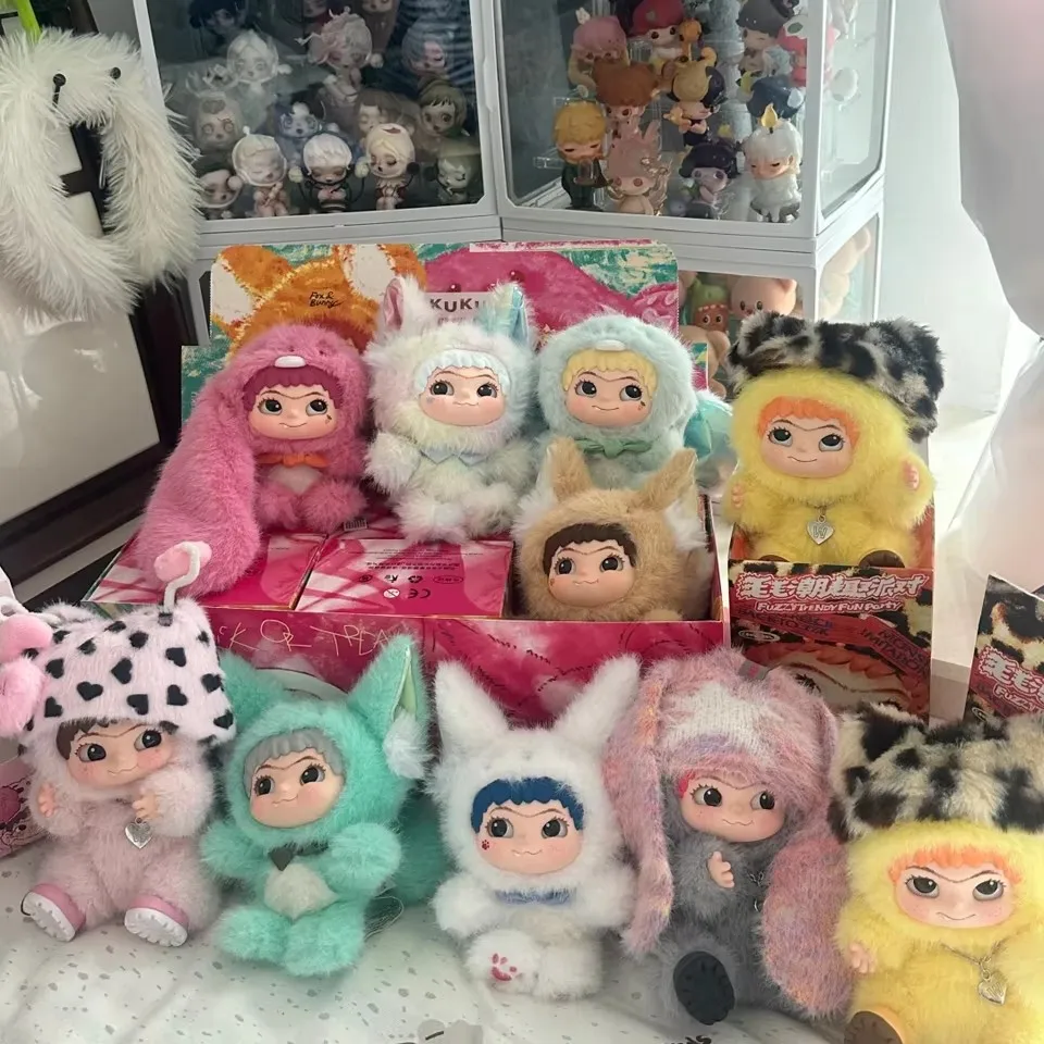 Wakuku Mischief Diary Series Blind Box Kawaii Anime Doll High Quality Cute Figures Keychain Bag Decoration Doll Gifts for Kids