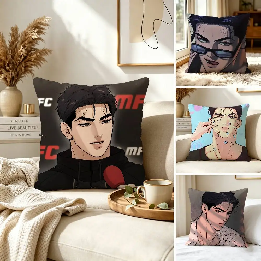 J-Joo J-Jaekyung Jinx Pillow Case for Sofa Living Room Home office Decor Protective Cover