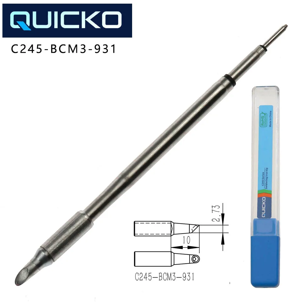QUICKO C245 Lötspitzen 939/KU/SKU/C5/966/908/BCM3 Universeller T245 Griff für Lötstation Handy-Reparaturwerkzeuge