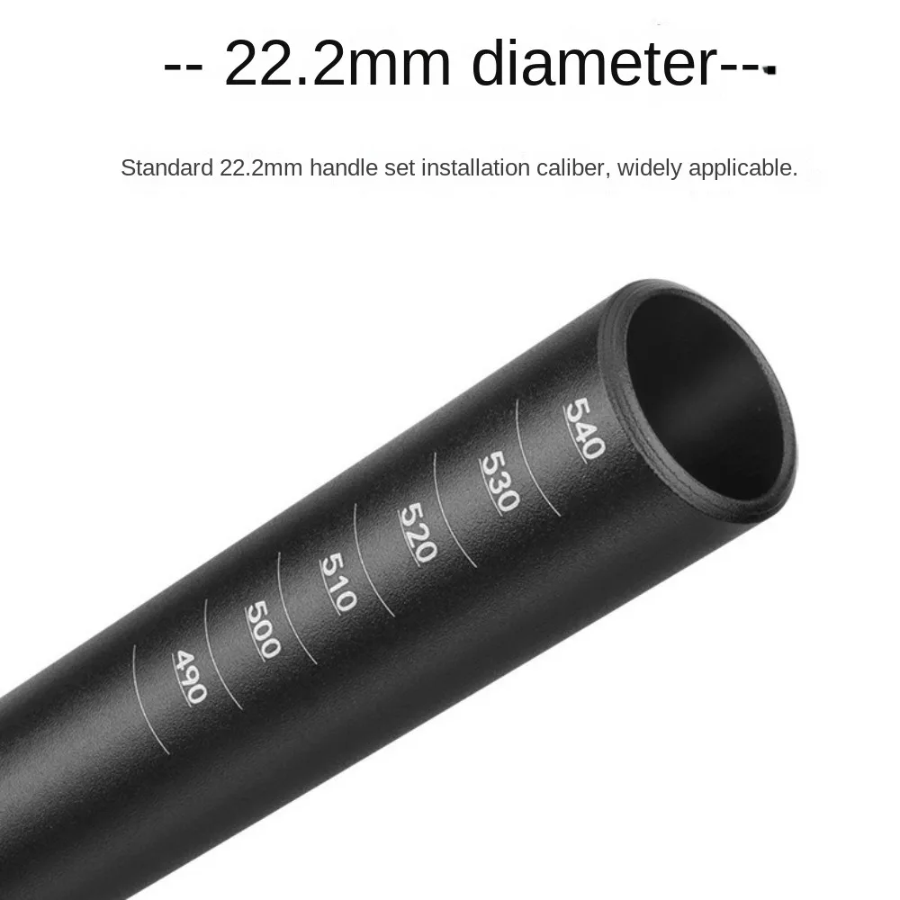 Für Mountainbikes MEROCA Fahrradlenker Gerade/Schwalbenform Aluminiumlegierung Fahrrad-Riser-Lenker 25,4X540/580mm Fahrradteile – Detail 8