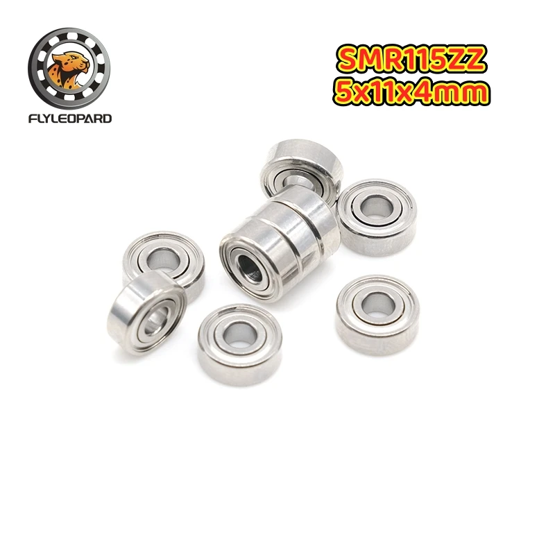 10Pcs SMR74ZZ 4x7x2.5mm ABEC-9 Stainless Steel Ball Bearing 3x6x2.5 4x9x4 5x8x2.5 6x10x3 7x11x3 mm Fishing Reel Handles Bearings