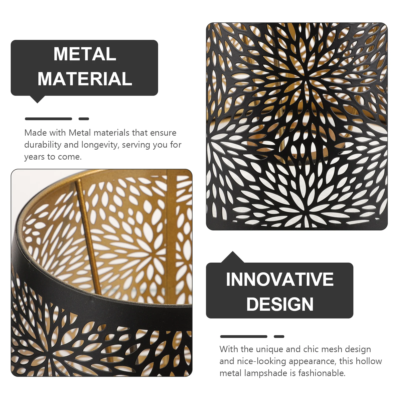 

Creative Wrought Iron Lampshade Metal Mesh Hollow Decorative Light Cover For Home Hotel Restaurant Pendant Ceiling Lights With