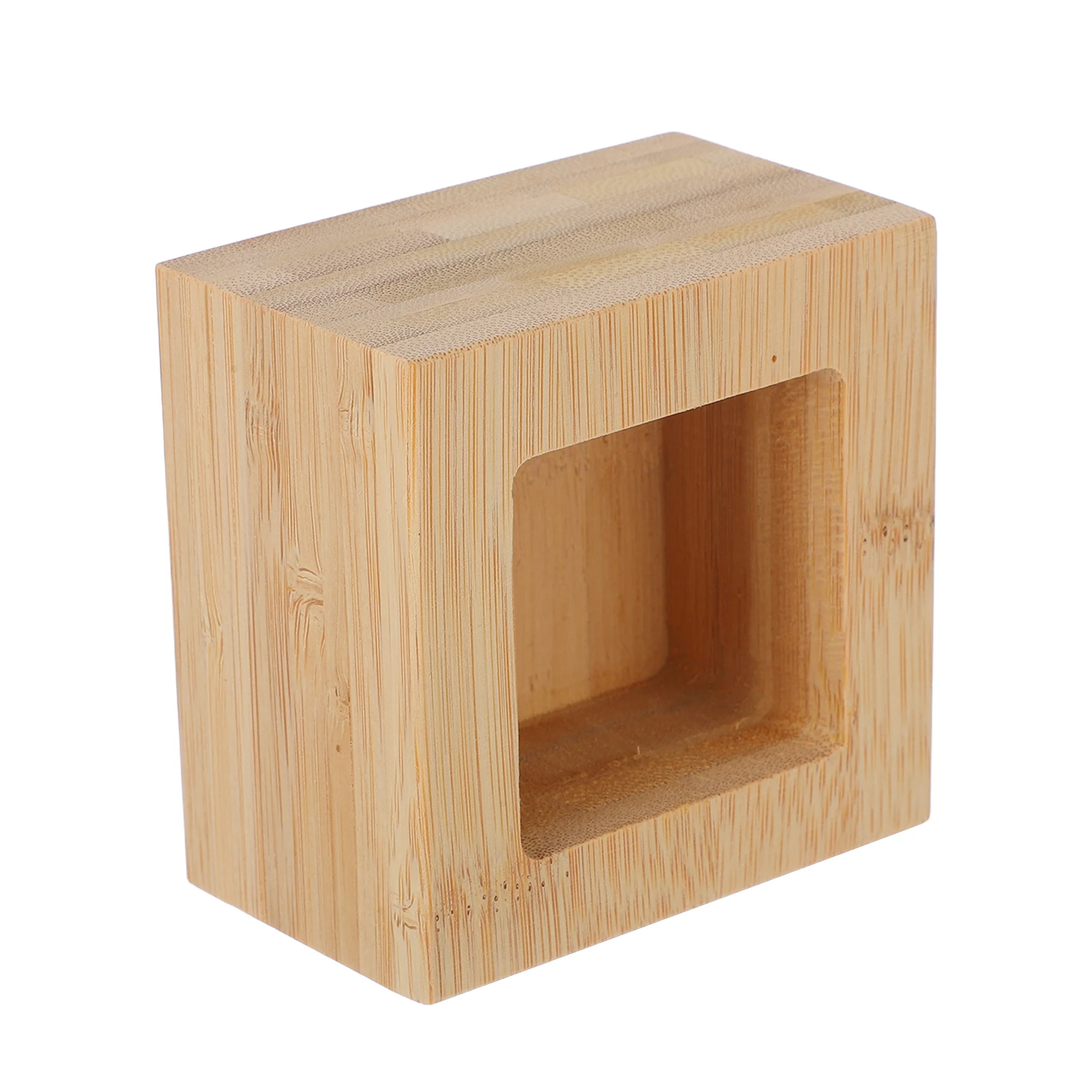 

1pc Japanese Square Wooden Sake Cups Hot Saki Drinking Cups Enhance Flavor For Coffee Tea Restaurant Use Khaki Wood