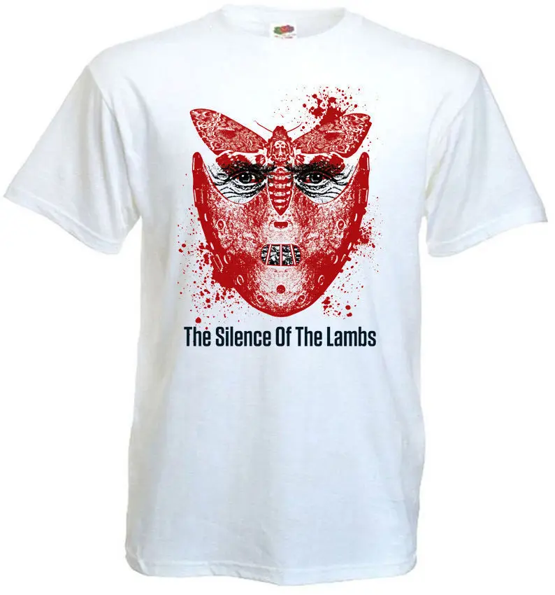 The Silence of the Lambs v.1 영화 포스터 티셔츠, 화이트, 모든 사이즈 S-5XL