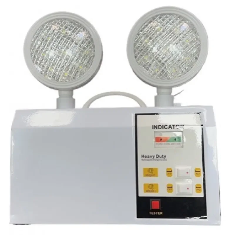 LED multifunctional fire emergency dual head light staircase corridor emergency evacuation indicator light high light source