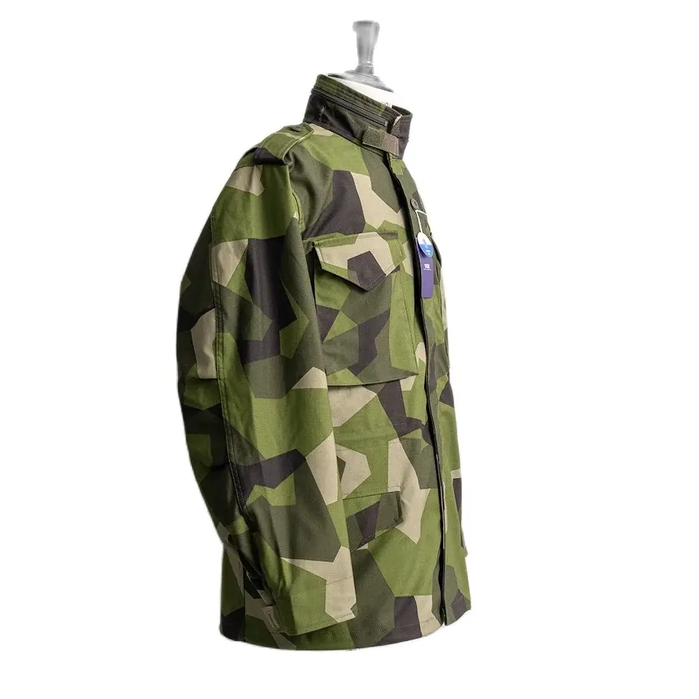 Zweedse Camouflage Anti Vlamvertragende Waterdichte M65 Jas