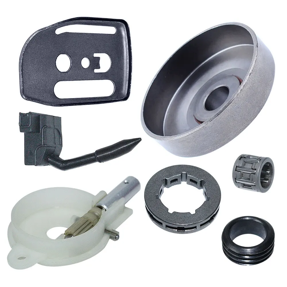 Ly hợp Drum Xích Rim Cho Husqvarna 36 41 136 137 141 142 Bơm Dầu Worm Gear Tàu Chở Dầu Tấm Thanh Cưa thay thế Phụ Tùng Phần