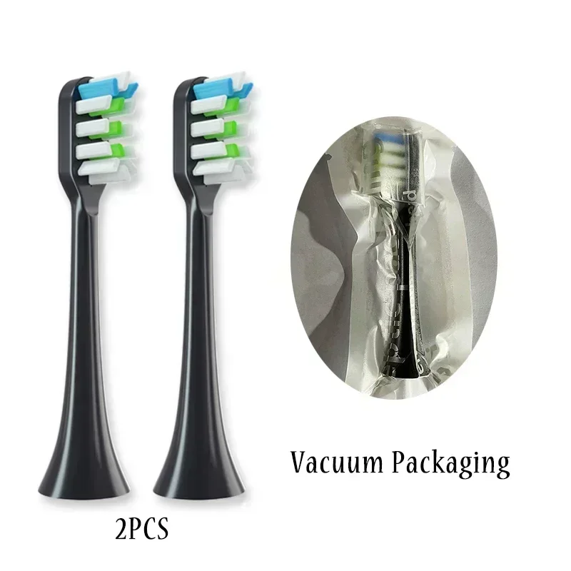 2 sztuk/zestaw wymienne główki do SOOCAS X3/X3U/X5 elektryczna soniczna szczoteczka do zębów głowice dyszy inteligentna wymiana próżniowa główka szczoteczki do zębów