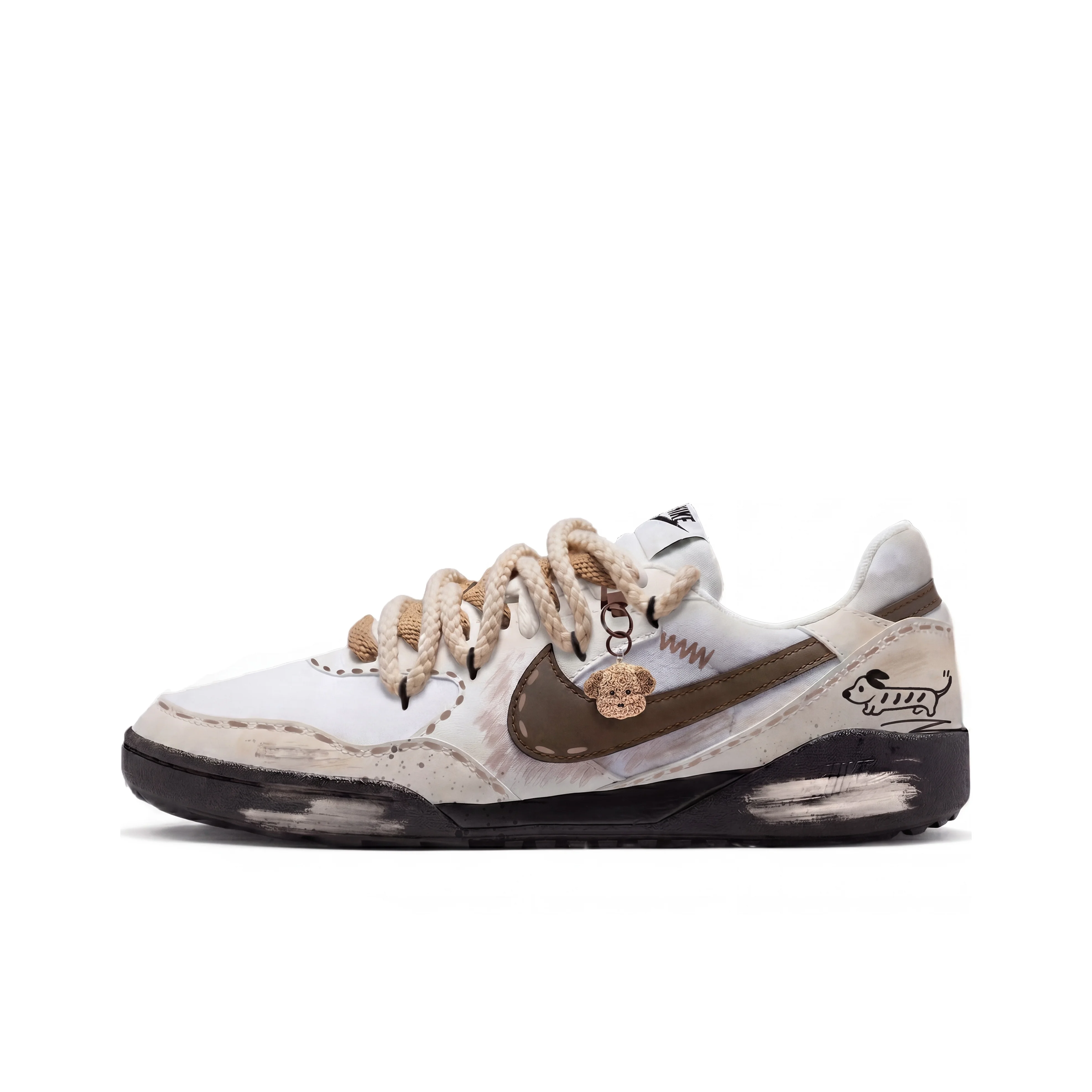 Nike Terra Manta Casual Shoes Women's Low Top Brown HQ1940-100(team45-)
