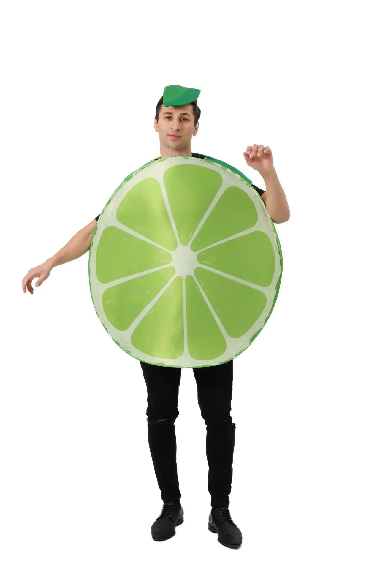 Funy Carnival Party Adult Cosplay Green Lemon Costume party Party Performance Props Suit 165 to 185cm