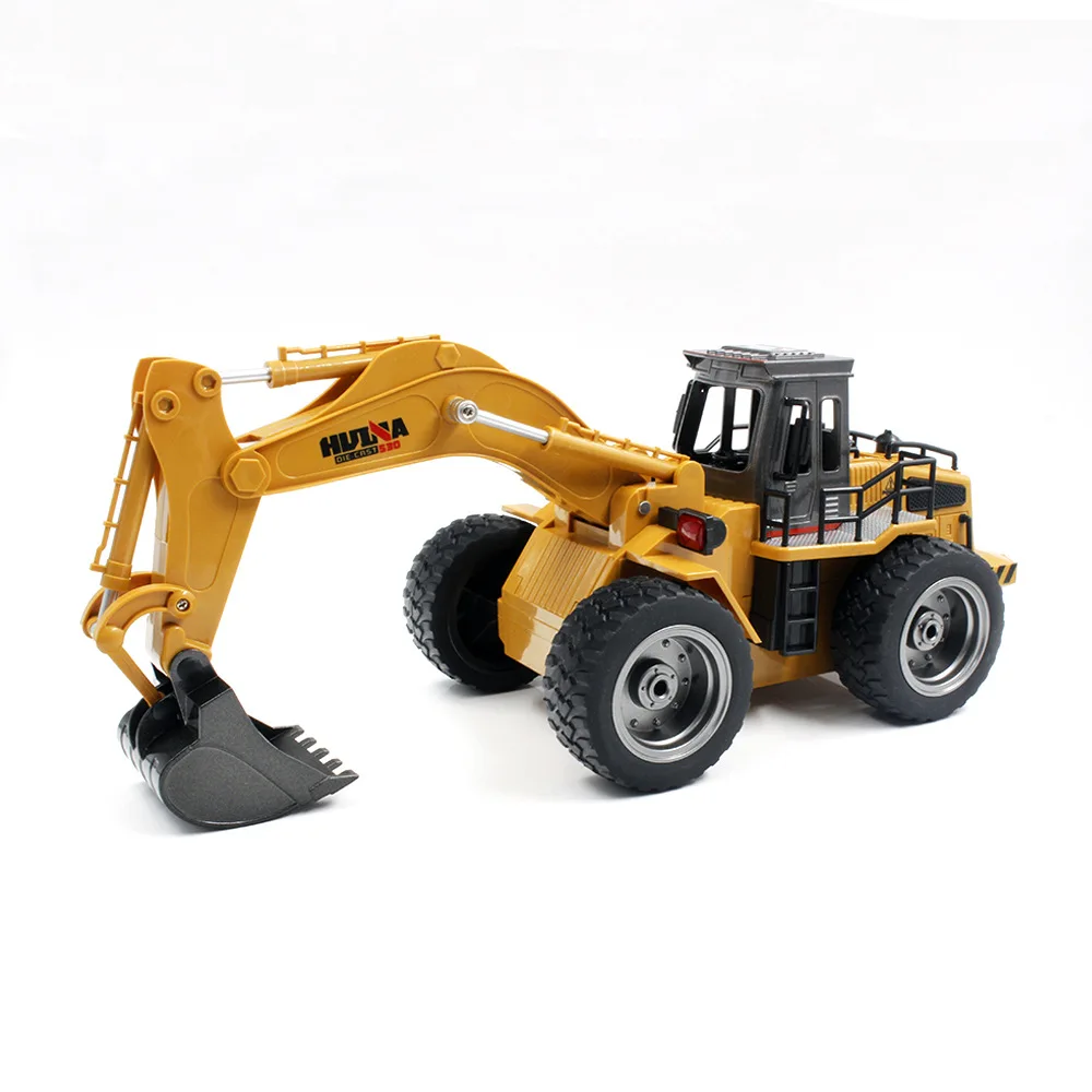 

Huina 1530 Six Channel Alloy Excavator 2.4G Wireless Remote Control Excavator Simulation Model Toy Children's Gift Festival Gift