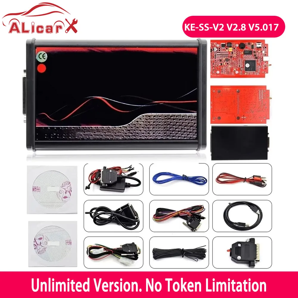 Ecu Chip Tuning  For KESS V5.017 Online V2 v2.80 Car Accessor Red Pcb Programming Tool Power Upgrade Tools Repair Parts