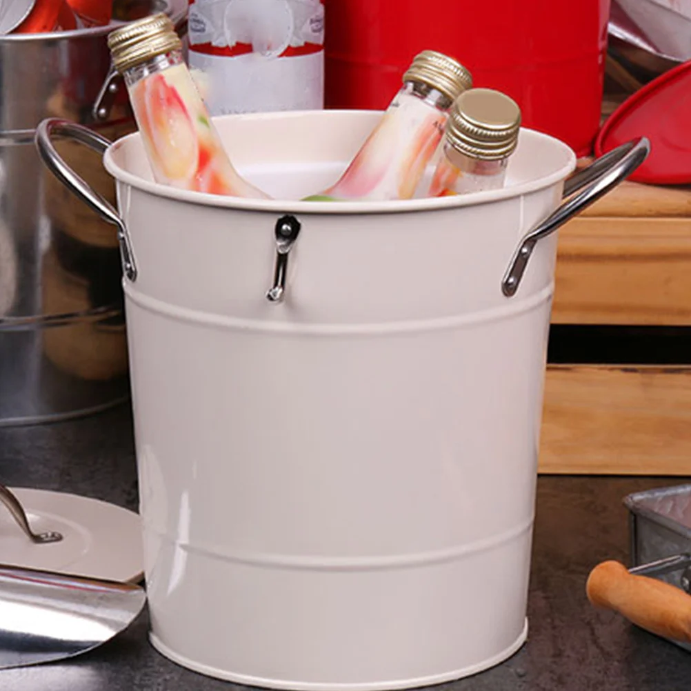 

4.5L Powder Coated Ice Bucket for Beer Wine and Beverages with Long Lasting Quality and Large Capacity