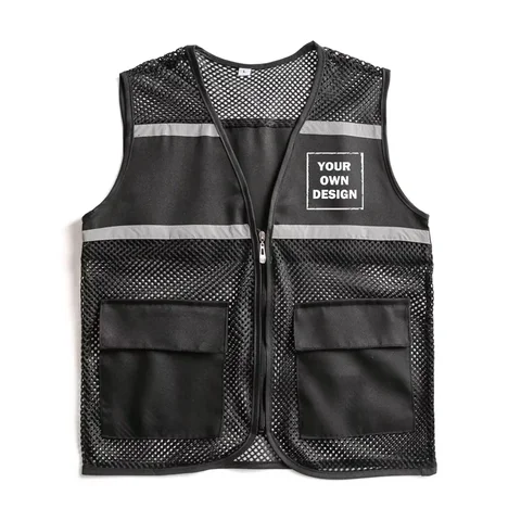 Customized/Designed Logo Vest Personalized Logo Casual Mesh Vest Men's and Women's Work/Team/Commemorative Top