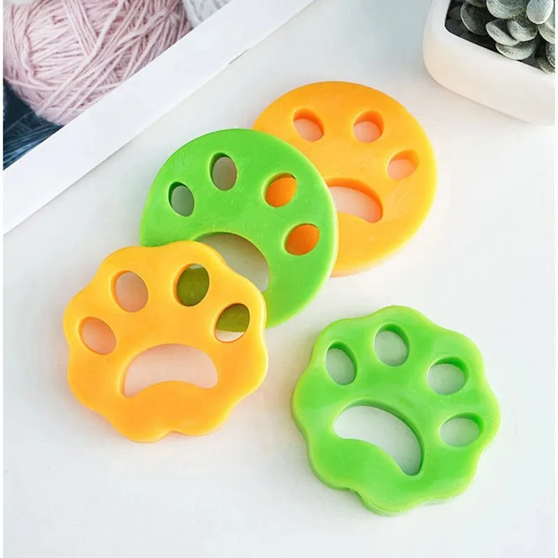 Portable Cat Hair Remover Outdoor Reusable Pet Fluff Silicone Cleaning Tool Furniture Clothes Dust Hair Remover Pet Accessories