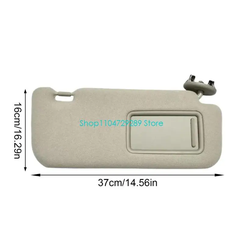 D8KE TEARPROOF CAR SUNVISOR الظل السهل تركيب الحماية من الحرارة المدمجة في المرآة #6