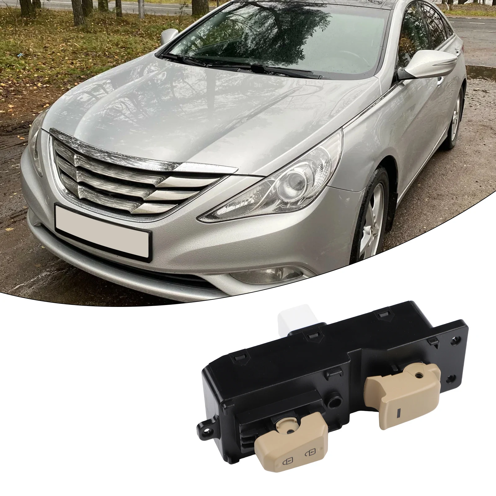

For Hyundai For Sonata 2011 2012 2013 2014 2015 LHD RH Door Power Window Control Switch OEM Equivalent 93575-3S000