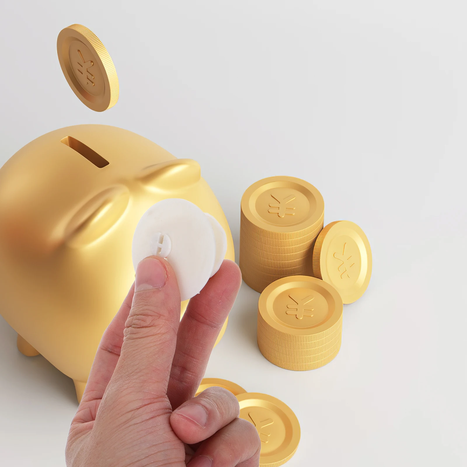 

10pcs Lockable Piggy Bank With Key Saving Box Stopper Coin Bank For Home Office School Rubber Plug Cap Savings Jar