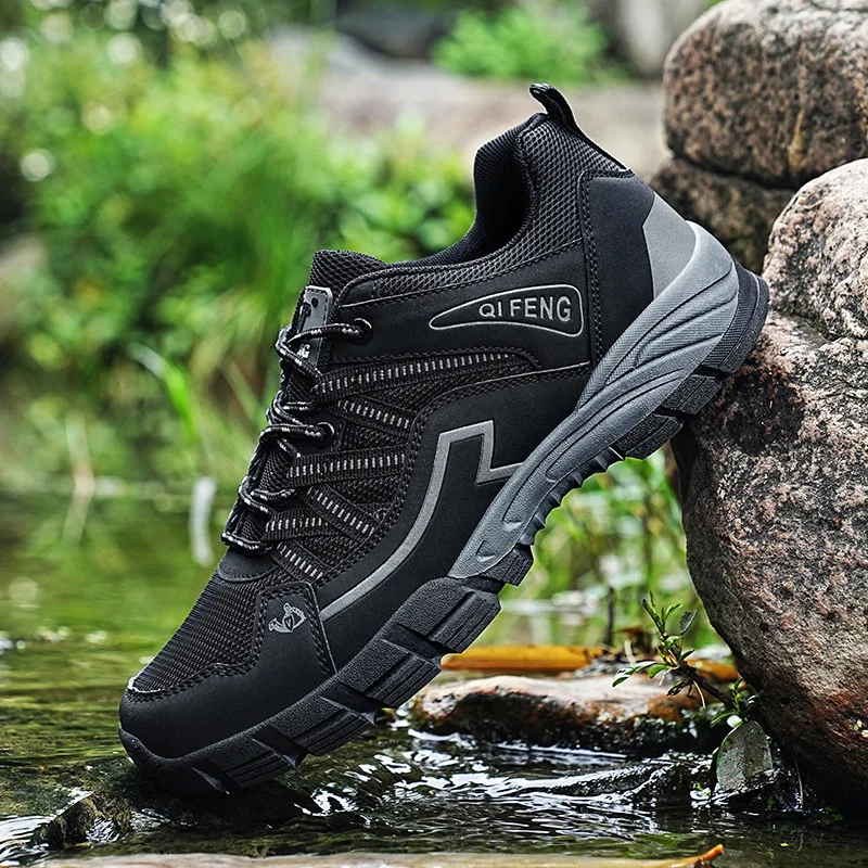 New Unisex Couple Outdoor Hiking Shoes Waterproof No-slip Boots Walk Women Sneakers Durable Camping Trekking Boots for Men Women