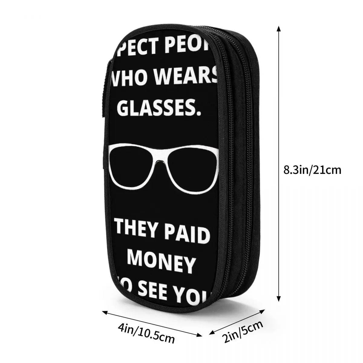Cool Pencil Case Eye Exam Pencil Pouch School Pencil Cases Students Zipper Graphic Stationery Organizer