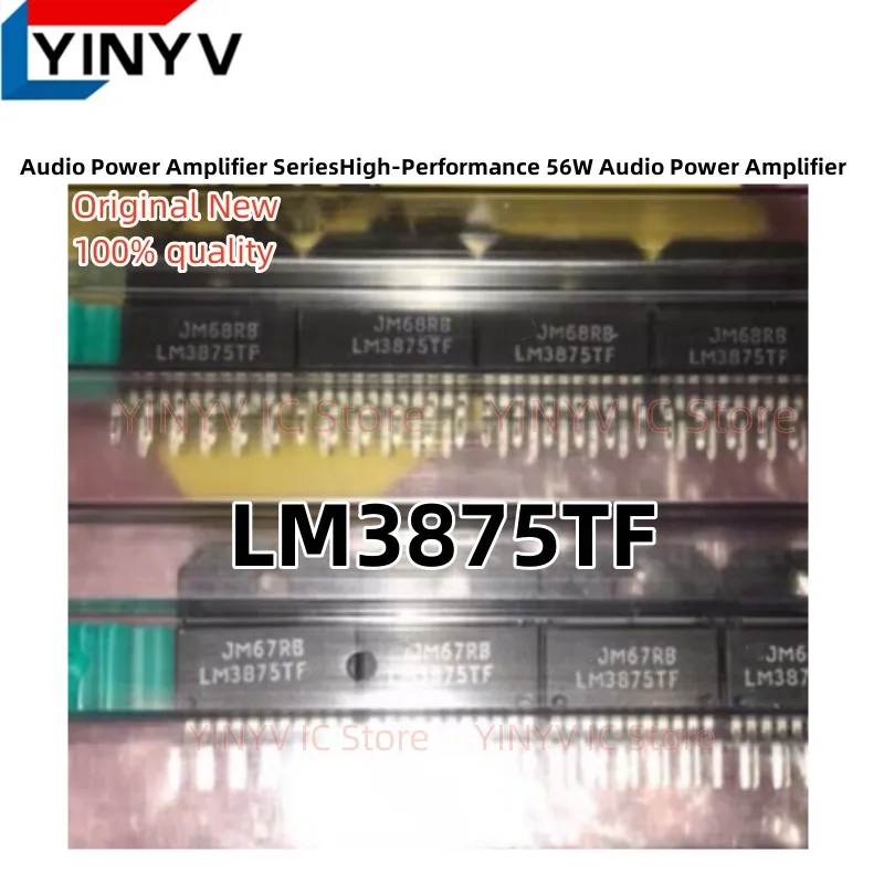 

2Pcs LM3875TF LM3875TF/NOPB LM3875T LM3875 Audio Power Amplifier SeriesHigh-Performance 56W Audio Power Amplifier New100%quality