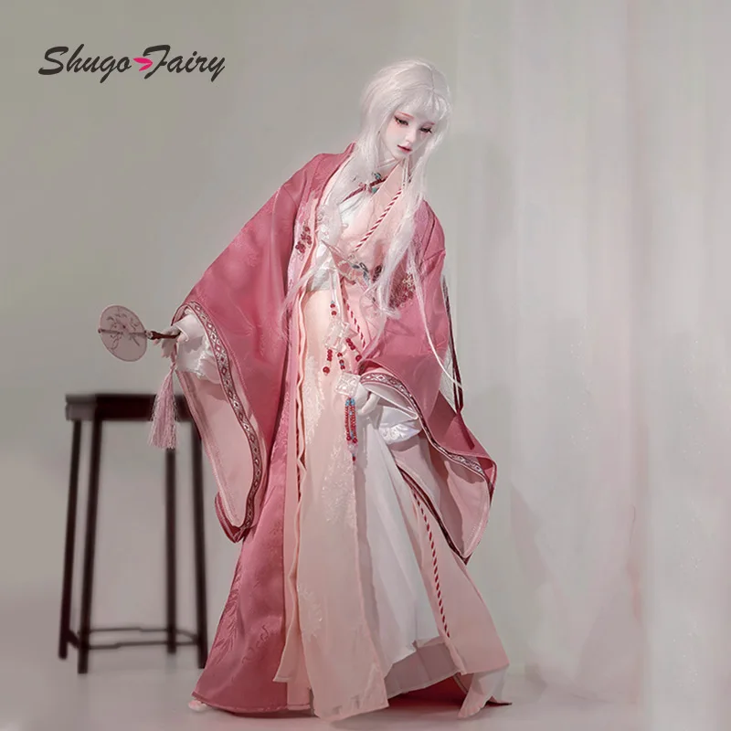 

Shugafairy Peach 1/3 BJD Doll Cyue Uncle Character Classical Hanfu Costume Girl Body FullSet Ancient Style Resin Art Figure