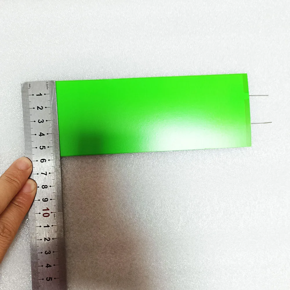 18cm x 5.8cm colore verde EL pannello foglio elettroluminescente LCD retroilluminazione macchina e attrezzature EL Foil Lighting Paper