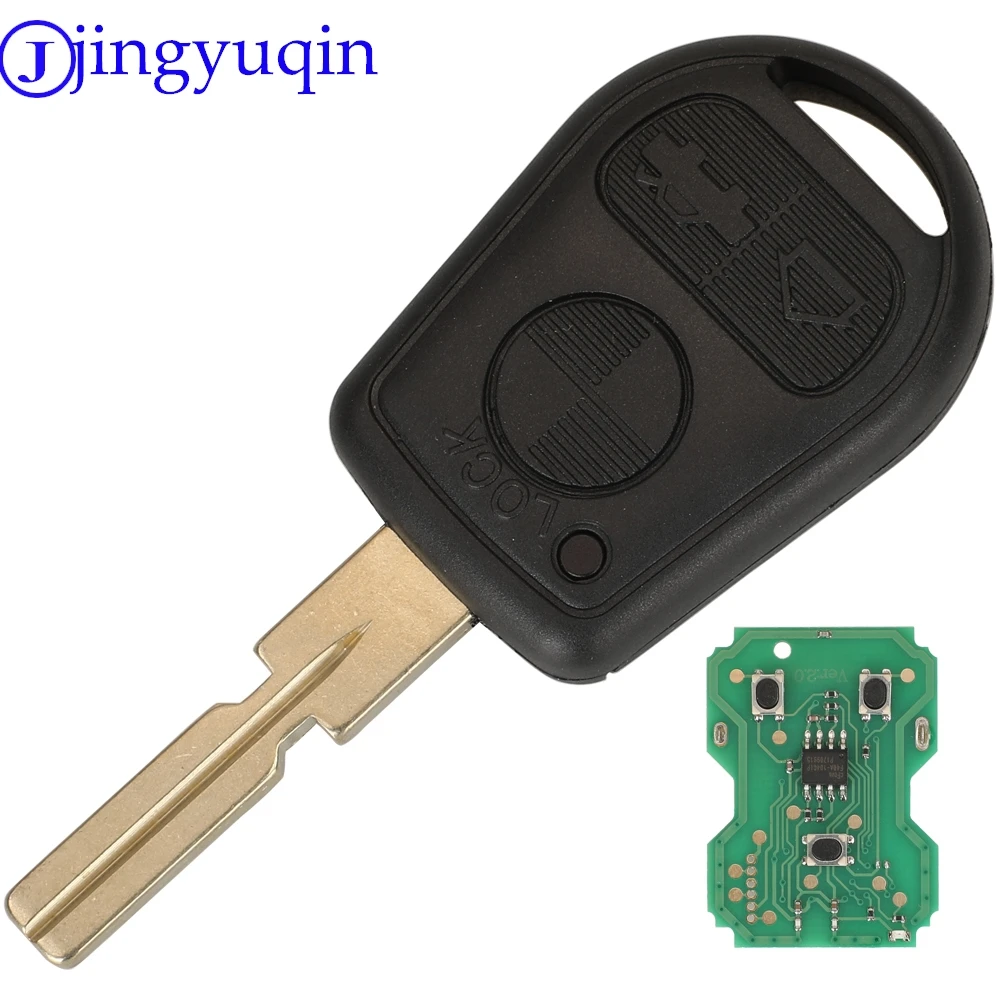 jingyuqin Remote Car Key 315/433 Mhz ID44 Chip For BMW Z3 E31 E32 E34 E36 E38 E39 E46 Control Key HU92 HU58 BLADE