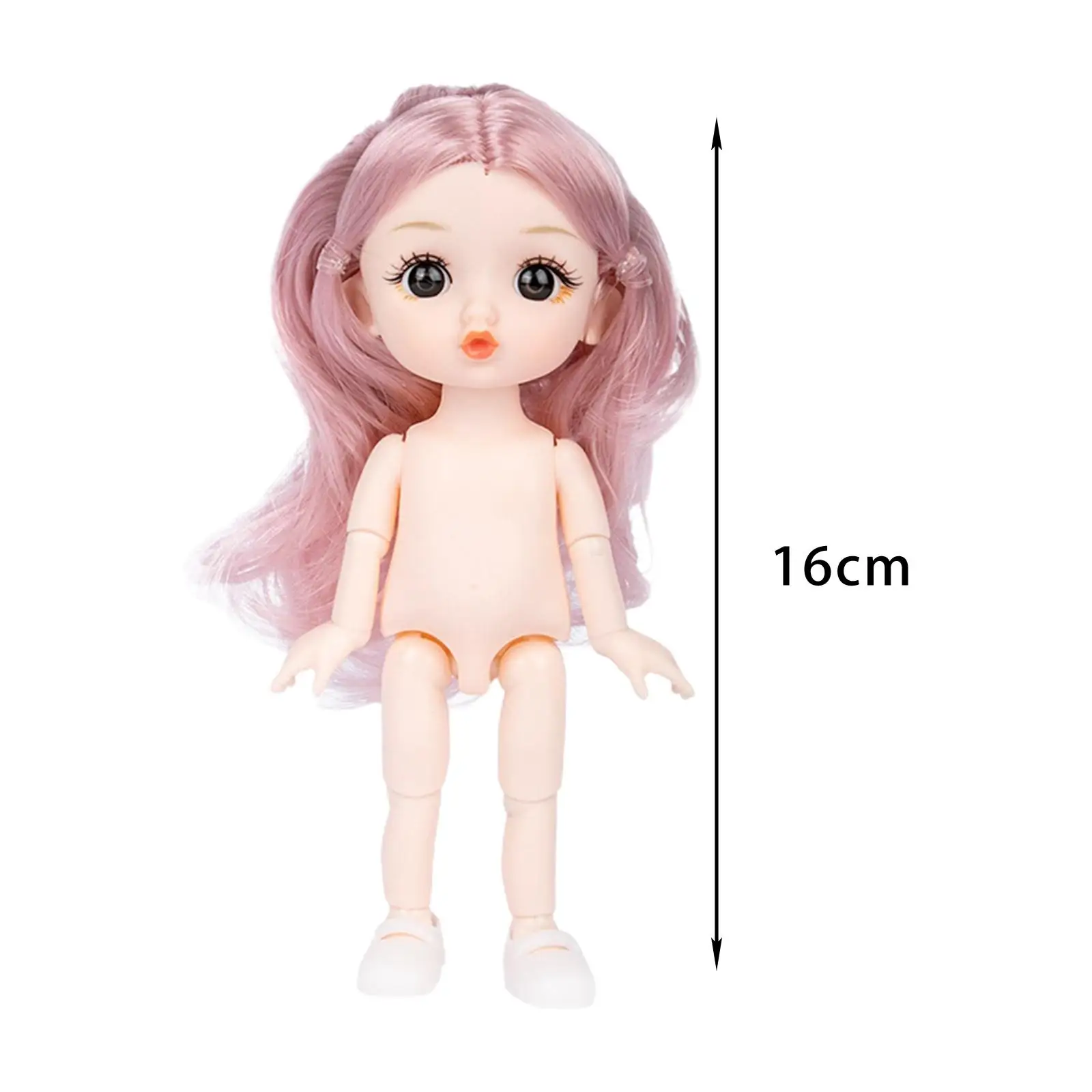 Linda moda boneca cabelo liso diy bonecas bjd princesa boneca fingir jogar brinquedo para presente de aniversário