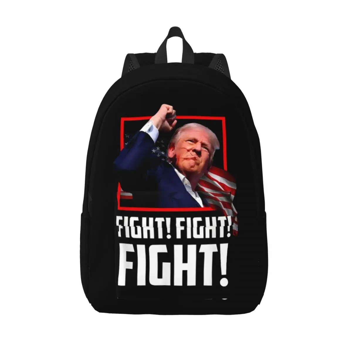 

Shooting Trump Not Today Fight Backpack for Men Women Fashion Student Business Daypack Laptop Computer Shoulder Bag Durable