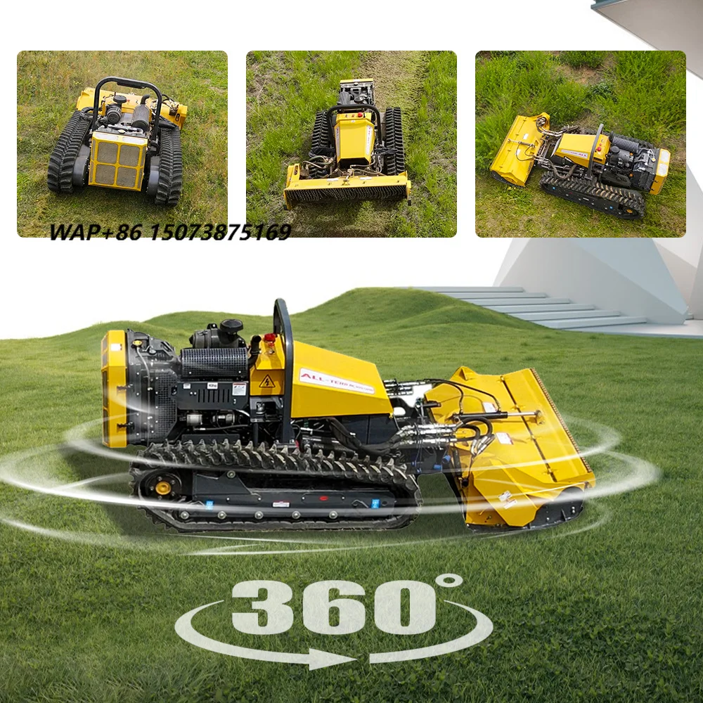 Efficient Agriculture CEEPA Mini Tractor Robot Mini Remote Control Lawn Mower Smart Lawn Mower for Rural Gardens
