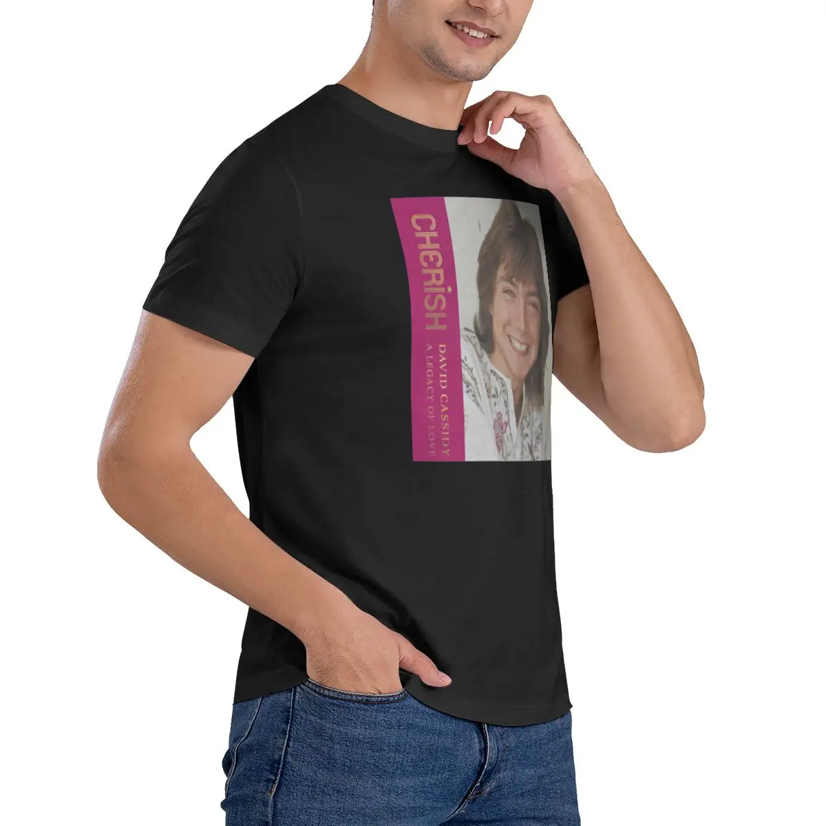 David Cassidy Men's Classic Unisex Cotton T-Shirt for Men & Women, Classic Tee