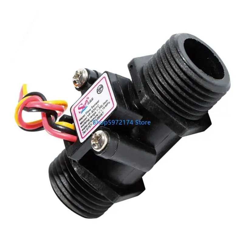 

Y3nb Датчик потока воды. Зал Эффект Эффект Жидкого потока Жидкостного счетчика G1/2 "DC3.5-24V для турбинного потока