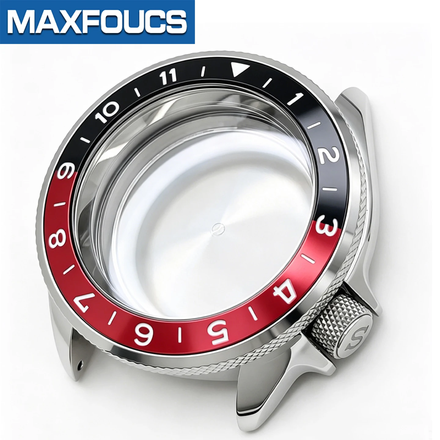 Prospex Geränderte Lünette SKX 3.8 Uhrengehäuse-Set Silber Poliert Passend für NH35/NH36/NH34 MOD Uhrengehäuse-Teile Saphir-Einsatz Maßanfertigung – Detail 20