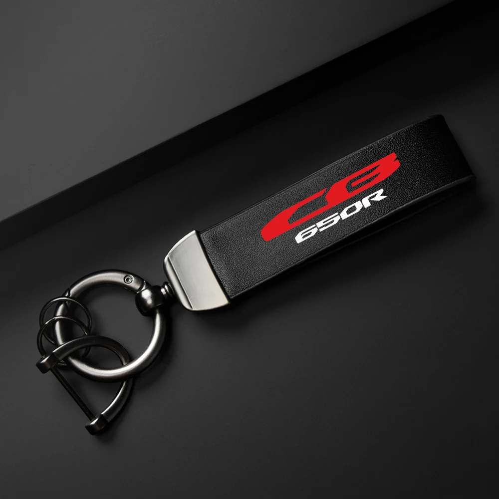 Hochwertiges Leder Motorrad Schlüsselanhänger Halter Schlüsselanhänger für HONDA NEO SPORT CAFR CB650R CB650-R 2019 2020 2021 CB 650R Zubehör