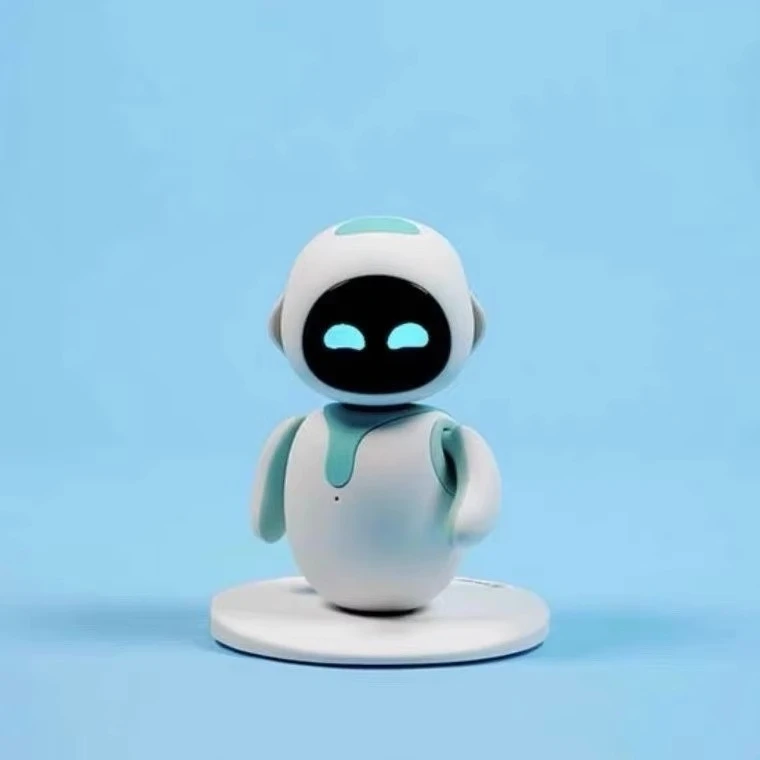 Stock Pink Emo Robot Toy Cute Smart Companion Pet Plastic Chassis Kit 1:8 Scale Christmas Gifts Immediate Delivery