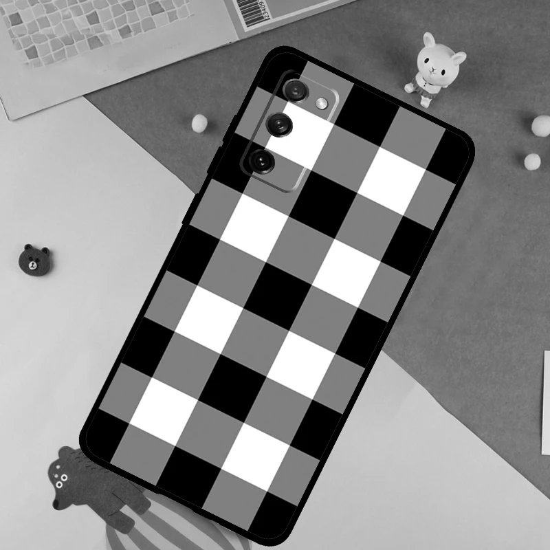 Buffalo Plaid Pattern Case For Samsung Galaxy S23 S22 Ultra S21 S20 FE S8 S9 S10 Note 10 Plus Note 20 Ultra Cover image 4