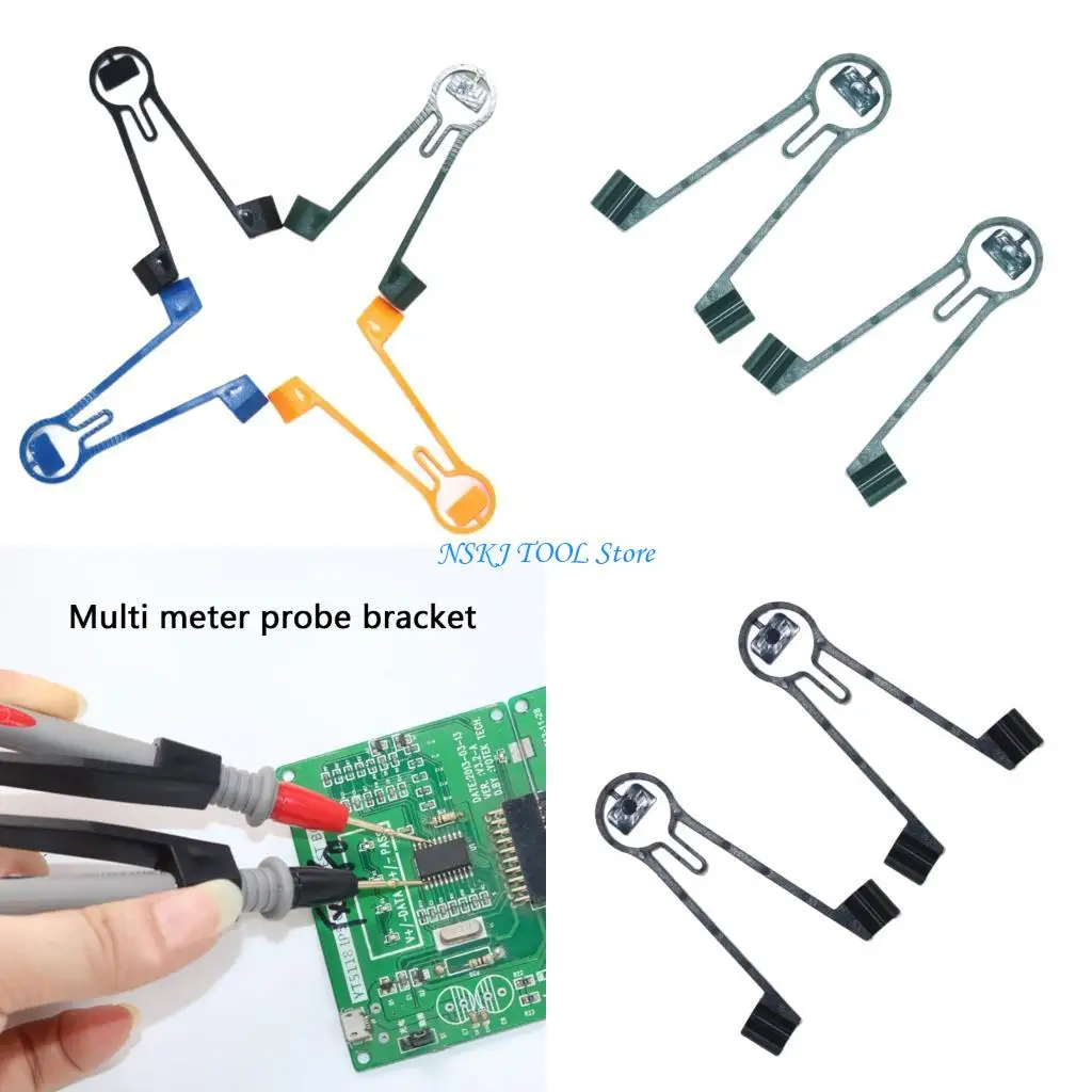 

L8RC Ergonomic Multimeter Probe Clamp Secure Positioning Adjustable Height Maintenance