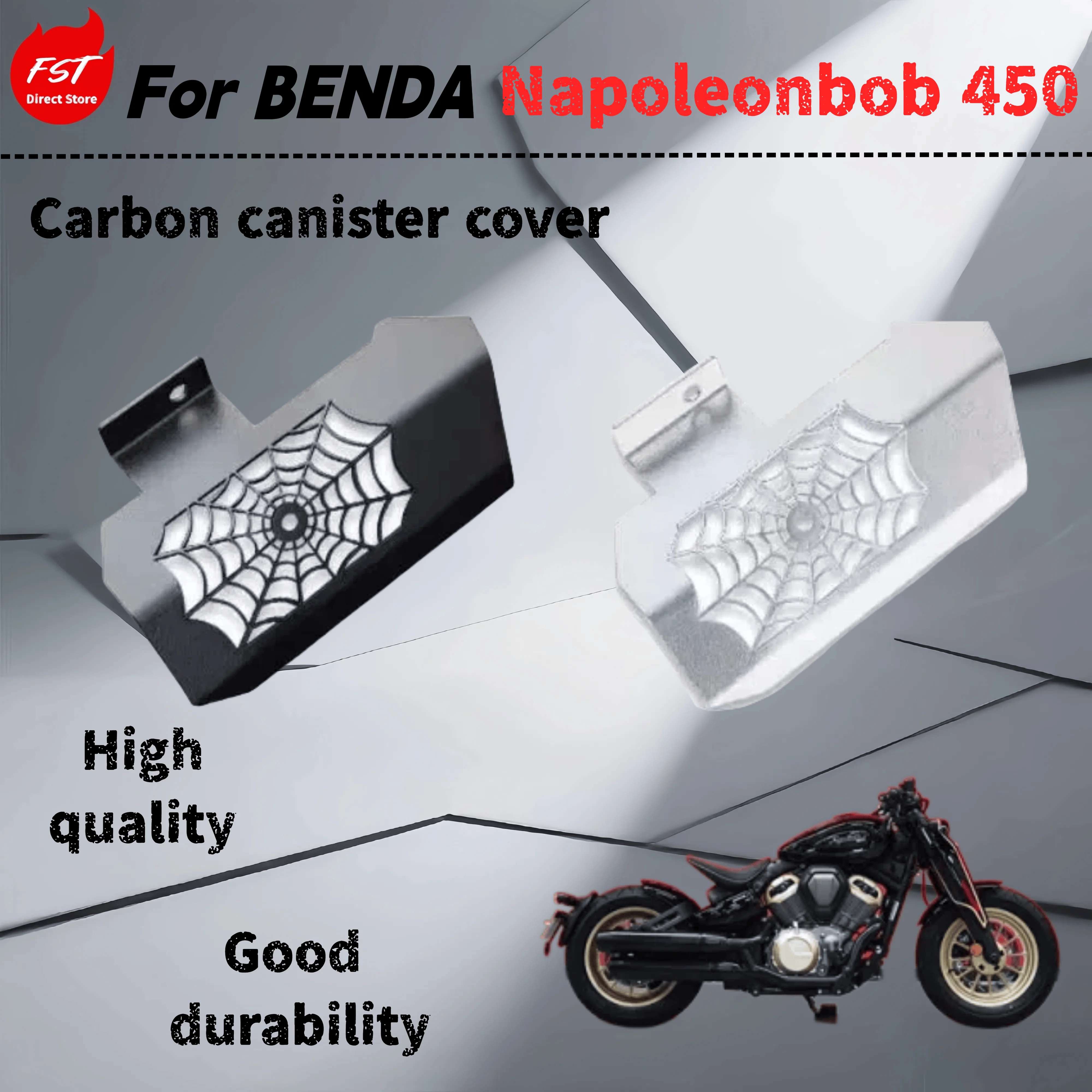 

For Benda Napoleonbob 450 retrofit retro carbon can protective cover decorative cover non-destructive installation