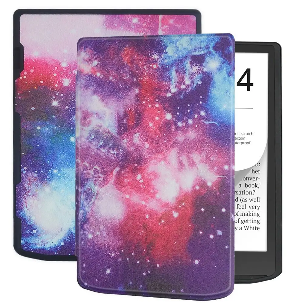 PU Leather e-Reader Case Auto Wake Sleep Filio Cover Ultra SlimTablet Case For PocketBook InkPad 4/Color 2/3