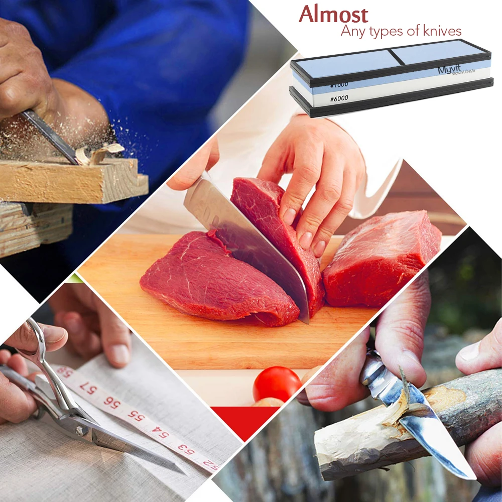 砥石 包丁研ぎ器 プロ仕様 両面砥石セット 研磨器 キッチン - Commercial Kitchen Knives のレビューと価格