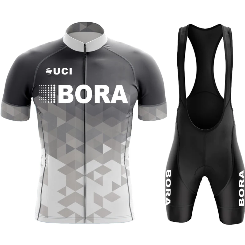 

Cycling 2025 UCI BORA Men's Suit Sportswear Clothing Jersey Shorts Man Road Bike Uniform Pants Bib Jacket Clothes Pro Team Mtb